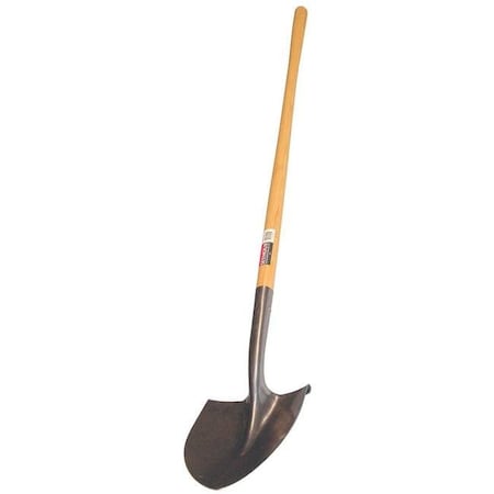Pipers Pit Professional Round Point Shovel, 42 in Wood Handle PI82219